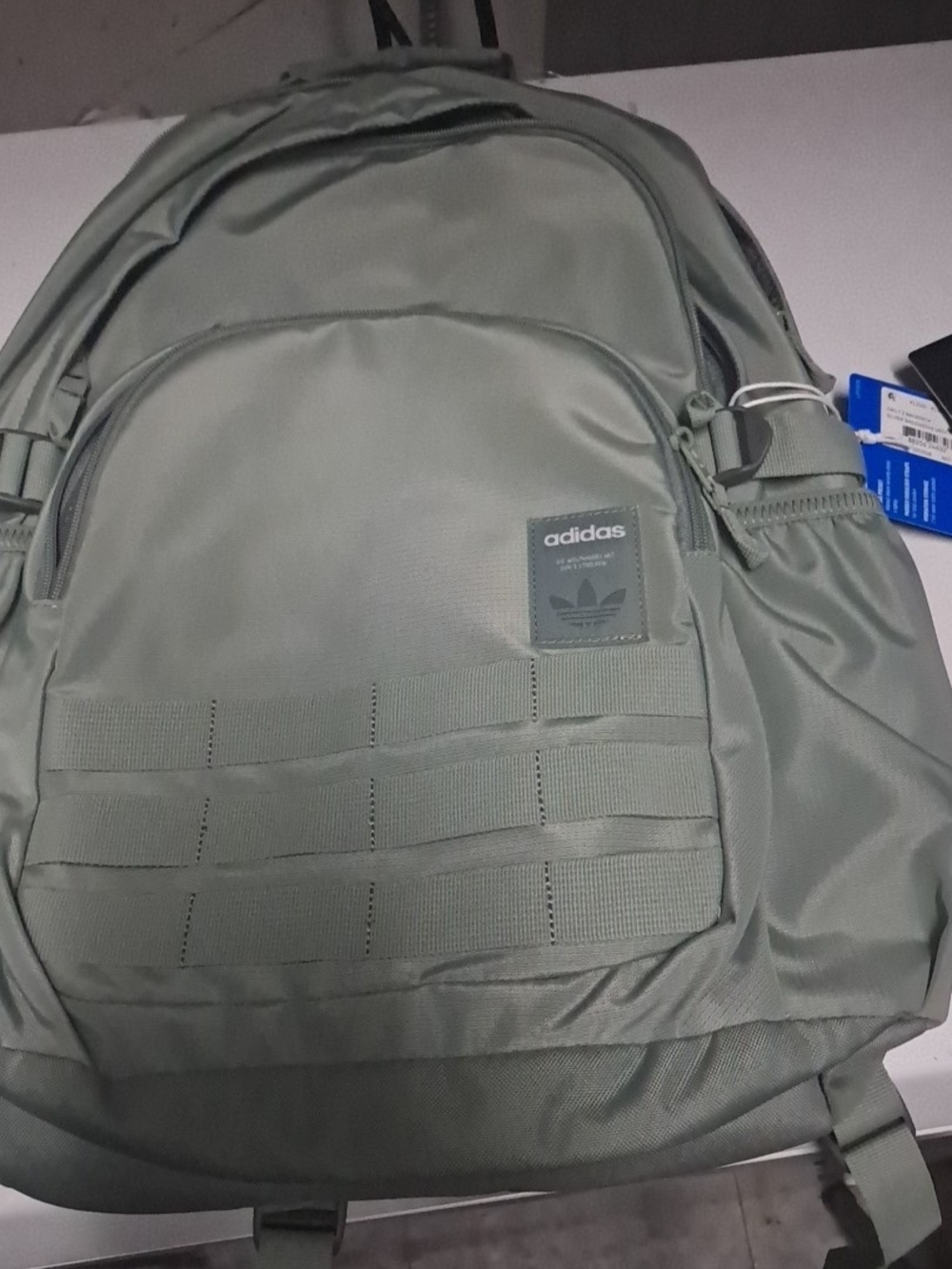 adidas Men's Sage Green Tactical-Style Backpack